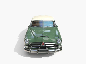 4 Door Hudson Hornet with interior v2 3D Model