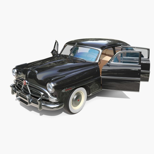 4 Door Hudson Hornet with interior v3 Modèle 3D .c4d .max .obj .3ds .fbx .stl .blend 