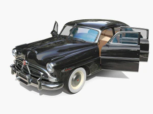 Hudson Hornet 4 Pintu dengan interior v3 Model 3D