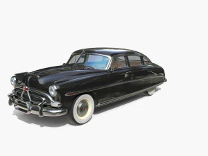4 Kapılı Hudson Hornet i&ccedil; v3 ile 3D Model