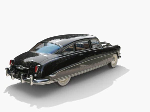 4 Kapılı Hudson Hornet i&ccedil; v3 ile 3D Model
