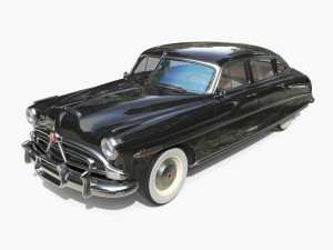 4 Door Hudson Hornet with interior v3 Modèle 3D