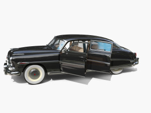 4 Door Hudson Hornet with interior v3 Modèle 3D