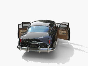 4 Door Hudson Hornet with interior v3 Modèle 3D