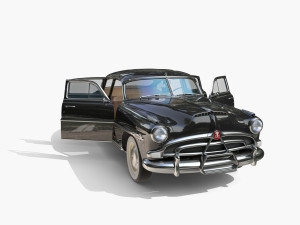 4 Door Hudson Hornet with interior v3 Modèle 3D