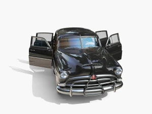 4 Kapılı Hudson Hornet i&ccedil; v3 ile 3D Model