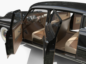 4 Door Hudson Hornet with interior v3 Modèle 3D