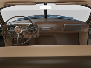 4 Door Hudson Hornet with interior v3 Modèle 3D