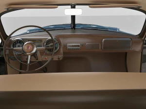 4 Kapılı Hudson Hornet i&ccedil; v3 ile 3D Model