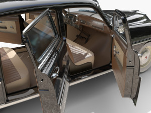 4 Door Hudson Hornet with interior v3 Modèle 3D