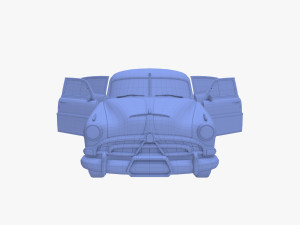 4 Door Hudson Hornet with interior v3 Modèle 3D