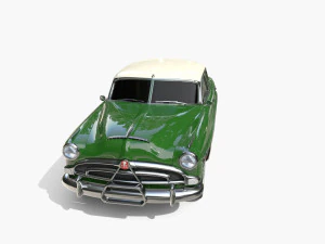 4-дверный Хадсон Хорнет v1 3D Модель