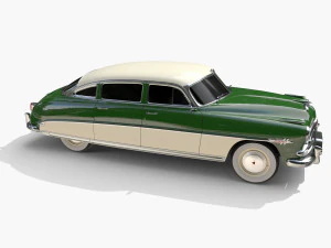 4-дверный Хадсон Хорнет v1 3D Модель