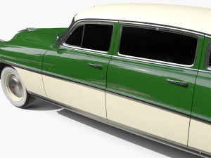 4-дверный Хадсон Хорнет v1 3D Модель