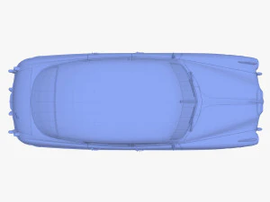 4-дверный Хадсон Хорнет v1 3D Модель