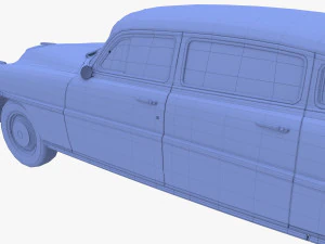 4-дверный Хадсон Хорнет v1 3D Модель