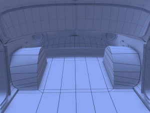 4-дверный Хадсон Хорнет v1 3D Модель