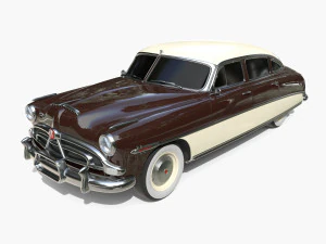 4 Pintu Hudson Hornet v2 Model 3D