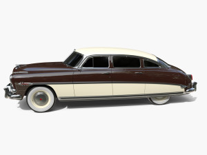 4 Door Hudson Hornet v2 3D Model