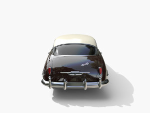 4 Door Hudson Hornet v2 3D Model