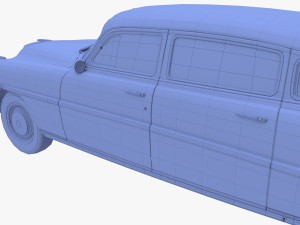 4 Door Hudson Hornet v3 3D 模型