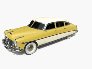 Универсальный седан 50-х годов 3D Модель