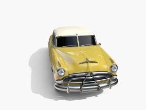 Универсальный седан 50-х годов 3D Модель