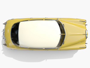 Generic 50s sedan 3D Модель