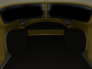 Универсальный седан 50-х годов 3D Модель