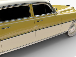 Generic 50s sedan 3D Модель