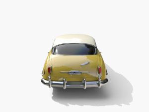Generic 50s sedan 3D Модель