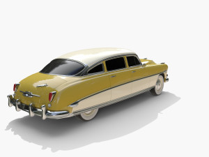 Generic 50s sedan 3D Модель