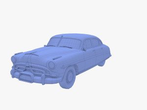 Generic 50s sedan 3D Модель