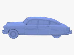 Универсальный седан 50-х годов 3D Модель