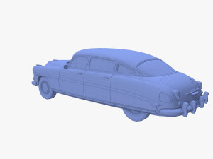 Generic 50s sedan 3D Модель