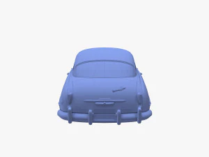 Универсальный седан 50-х годов 3D Модель