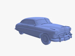 Универсальный седан 50-х годов 3D Модель