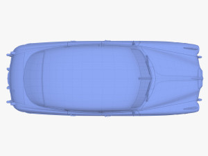 Generic 50s sedan 3D Модель