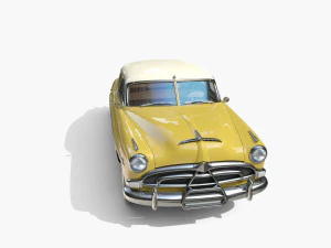 Универсальный седан 50-х годов с салоном 3D Модель