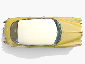 Универсальный седан 50-х годов с салоном 3D Модель