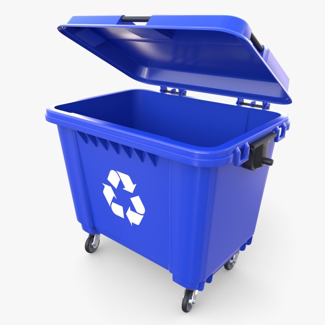 Dumpster v2 3D Модель .c4d .max .obj .3ds .fbx .stl .blend 