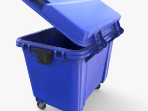 Dumpster v2 weathered 3D Model