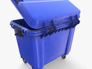 Dumpster v2 weathered 3D Model