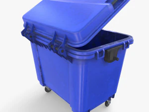 Dumpster v2 weathered 3D Model
