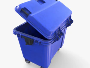 Dumpster v2 weathered 3D Model