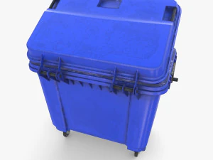 Dumpster v2 weathered 3D Model