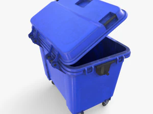 Dumpster v2 weathered 3D Model