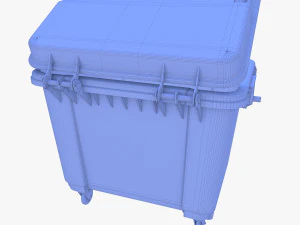 Dumpster v2 weathered 3D Model