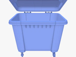 Dumpster v2 weathered 3D Model