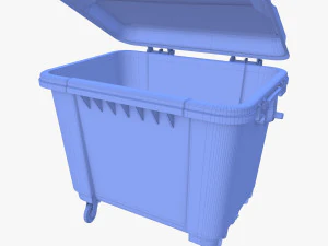 Dumpster v2 weathered 3D Model